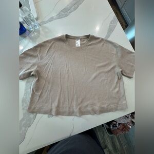 H&M Beige Textured Top